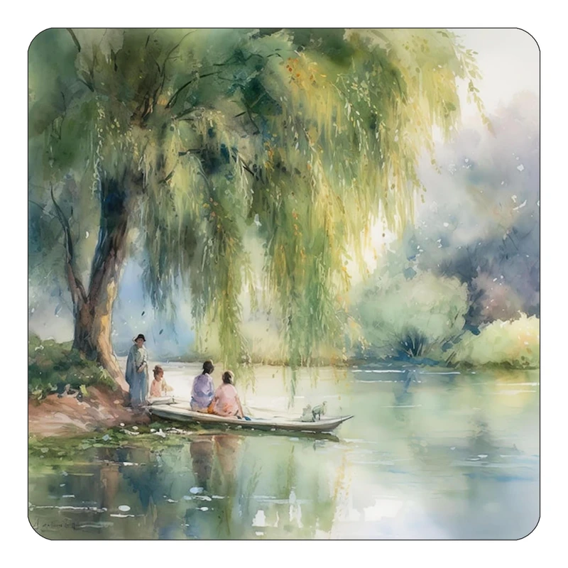 مگنت کاکتی طرح نقاشی رنگ روغن مدل mp72499