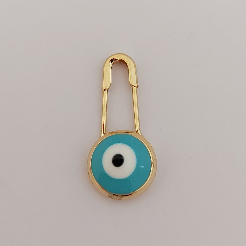 سنجاق سینه دخترانه مدل چشم نظر کد G1098 سنجاق سینه دخترانه مدل چشم نظر کد G1098