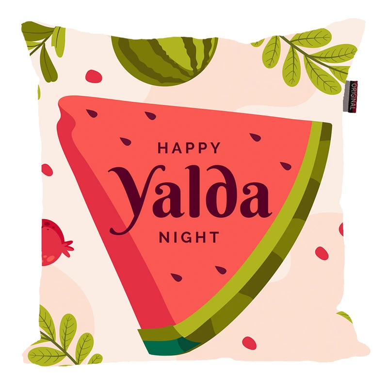 کوسن پاد آفرین مدل شب یلدا طرح هندوانه کد PK30340