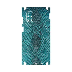 MAHOOT Blue Snake Skin-FullSkin Cover Sticker for Samsung Galaxy M51