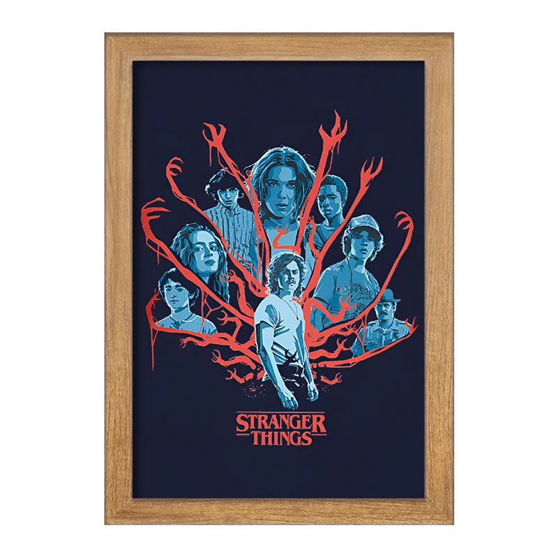 تابلو خندالو مدل استرنجر تینگز (Stranger Things) کد F10163
