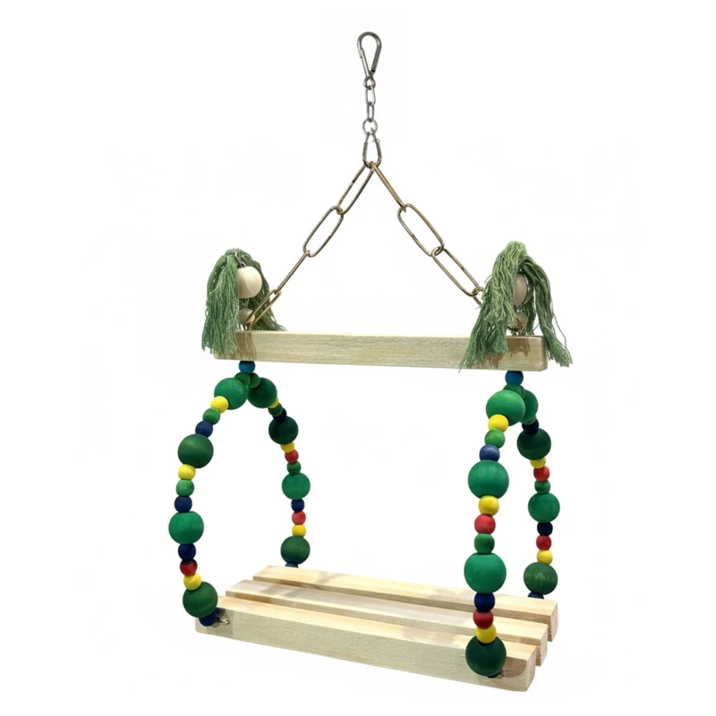 اسباب بازی پرندگان مدل تاپ طوطی سانان نشیمن دار کد 01