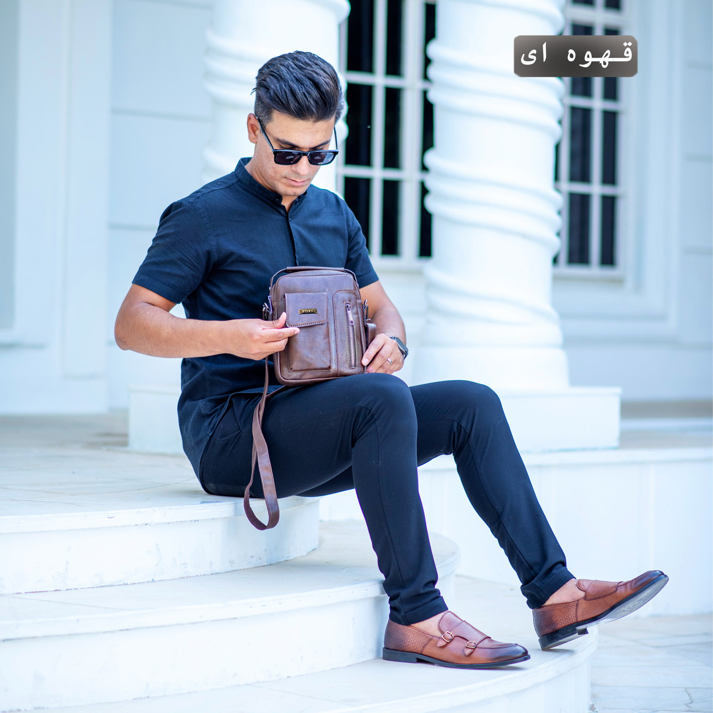 کیف رودوشی مردانه بیورا مدل dbb71