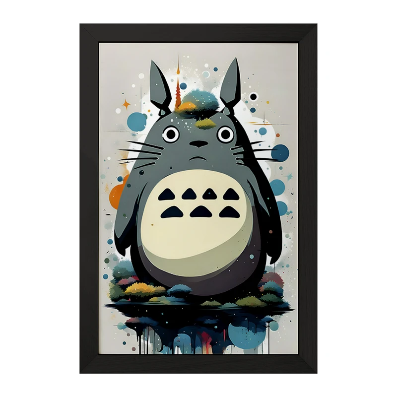 تابلو خندالو مدل انیمه توتورو (Totoro) کد F6676