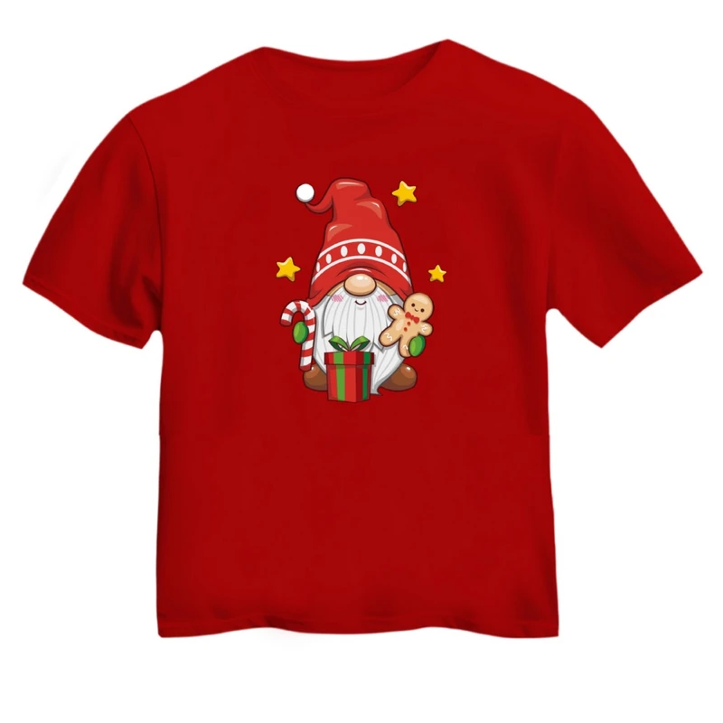 تی شرت آستین کوتاه بچگانه مدل بابانوئل کریسمس کد 42