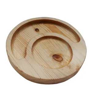 اردوخوری چوبی مدل ماه و مه کد C32