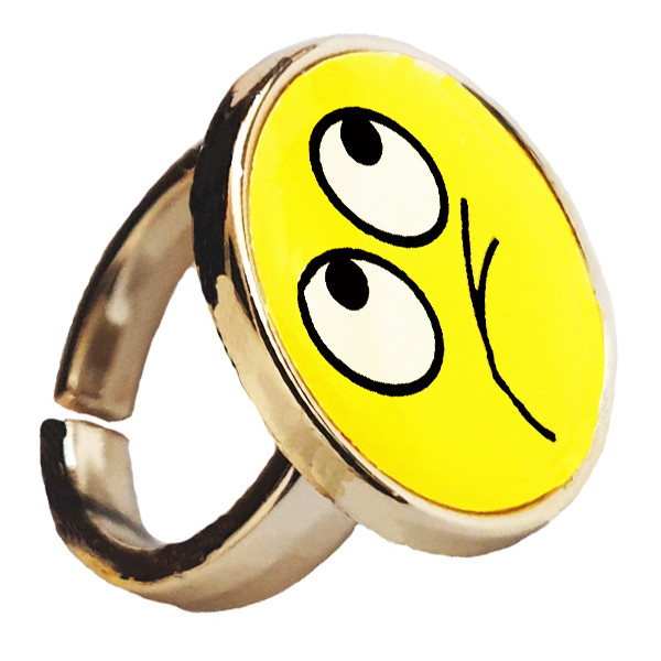 انگشتر دخترانه طرح استیکر کد 052 انگشتر دخترانه طرح استیکر کد 052