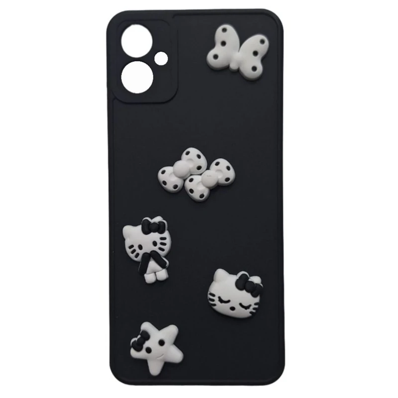 کاور طرح کیتی عروسکی مدل A04 مناسب برای گوشی موبایل سامسونگ Galaxy A04