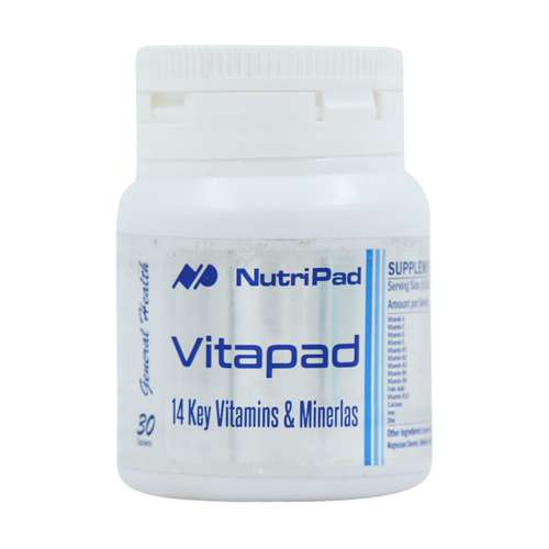 قرص مولتی ویتامین ویتاپاد نوتری پاد بسته 30 عددی