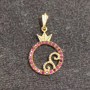 آویز گردنبند طلا 18 عیار زنانه قیراط طرح انار کد GH5964