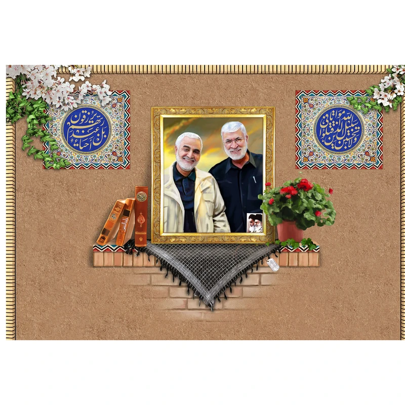 مگنت مدل شهید حاج قاسم سلیمانی کد T5374