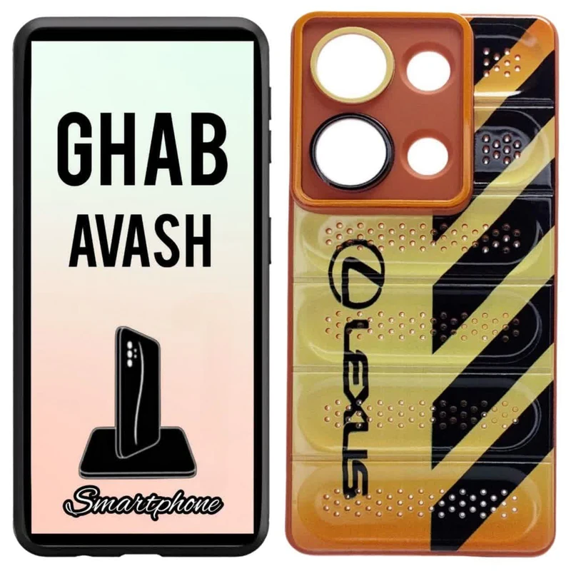 کاور قاب آوش طرح فانتزی مدل ژله ای 09 مناسب برای گوشی موبایل شیائومی REDMI NOTE13 4G