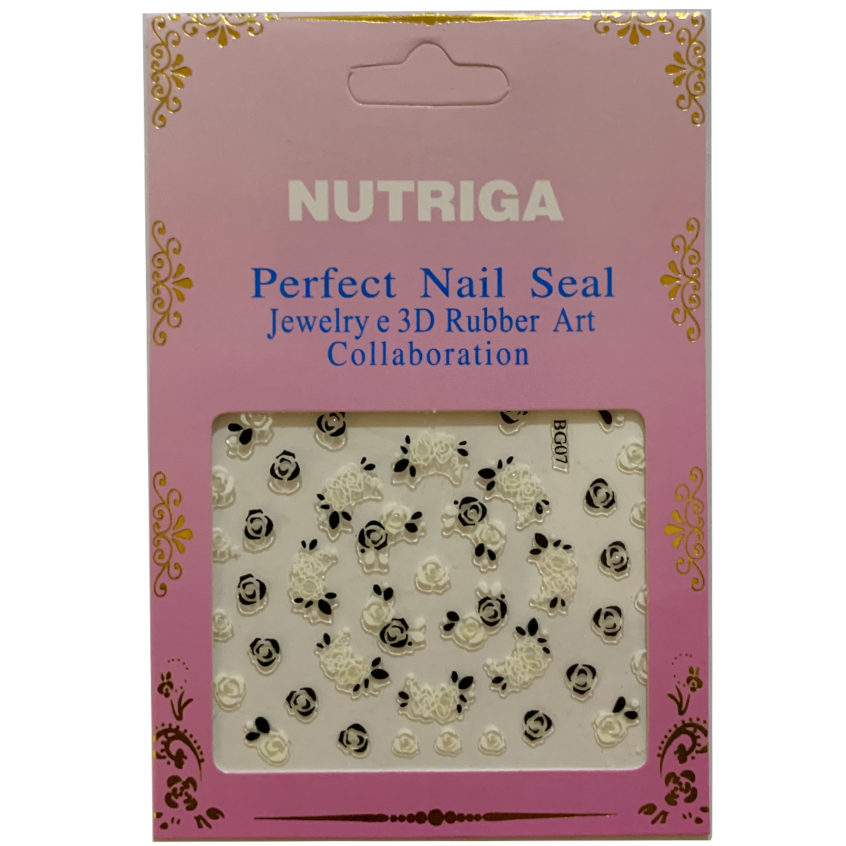 استیکر طراحی ناخن نوتریگا شماره BG07