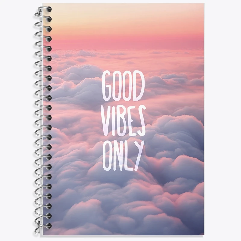 دفتر لغت 50 برگ خندالو طرح Good Vibes Only کد F82