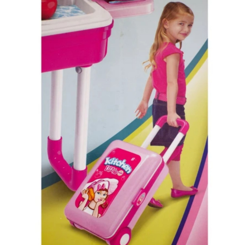 اسباب بازی مدل میز آشپزی چمدانی