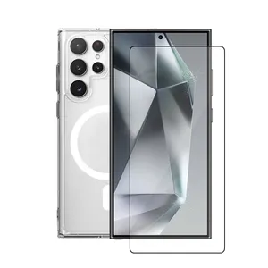 Akuara MagSafe GLS Cover Suitable for Samsung Galaxy S24 Ultra with Screen Protector