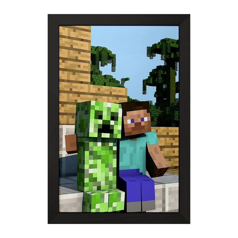 تابلو خندالو مدل ماینکرافت کد F2416