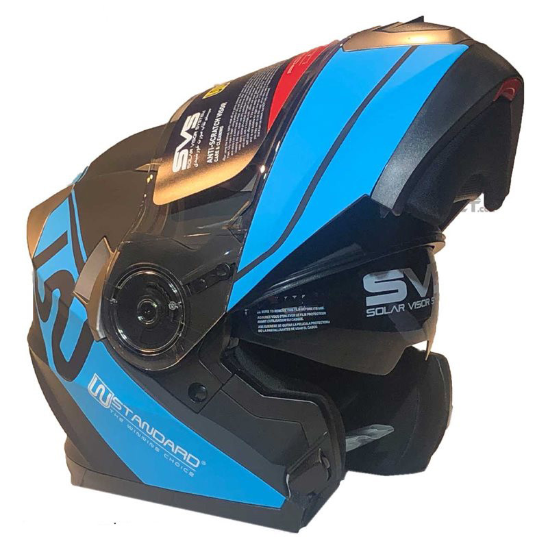 کلاه کاسکت دبلیواستاندارد مدل فک متحرک کد R_BU