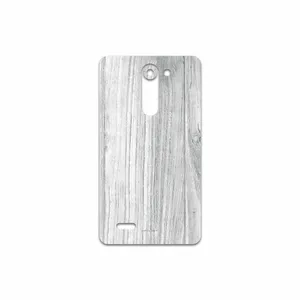 MAHOOT White Wood Cover Sticker for LG L Bello