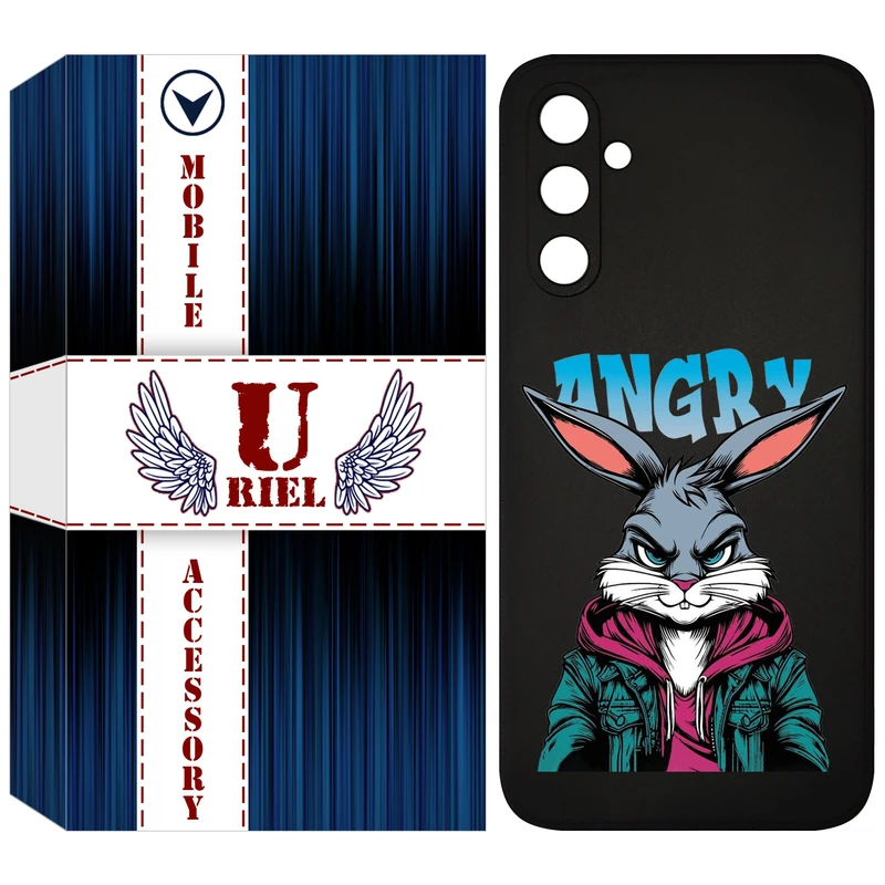 کاور یوریل قاب مدل KSH کد 51 طرح خرگوش مناسب برای گوشی موبایل سامسونگ Galaxy A34