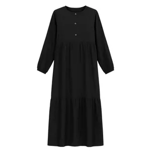 پیراهن ساحلی یقه گرد زنانه مدل نخی کولردار کد 24122824