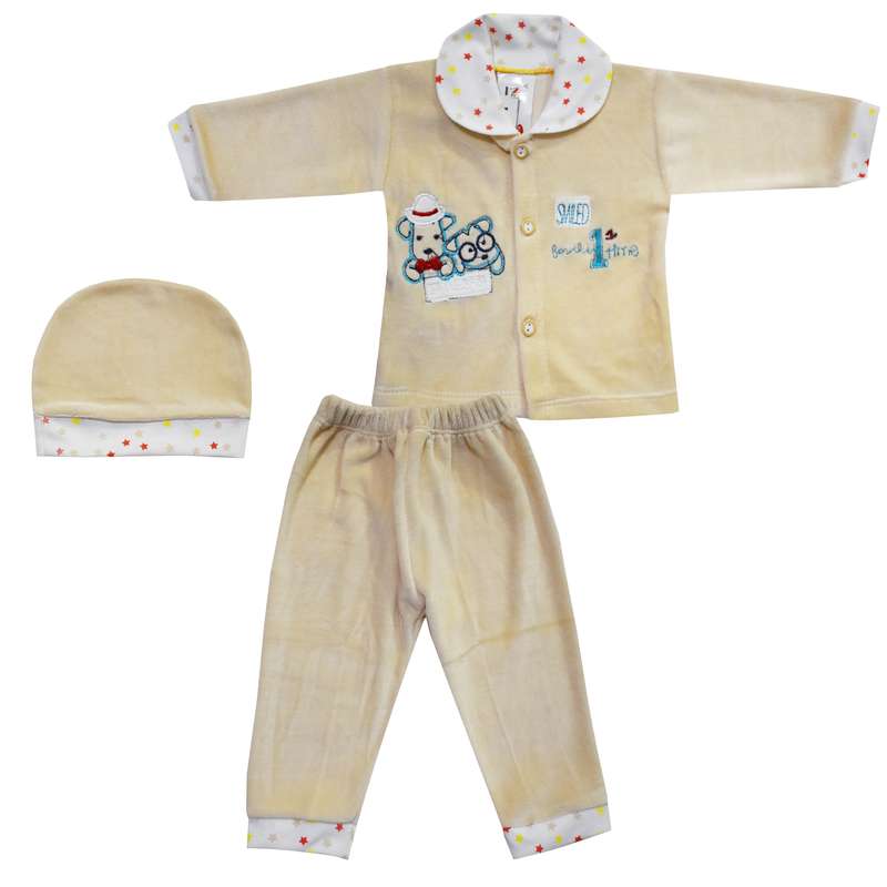 ست 3 تکه لباس نوزادی مدل Baby 2022