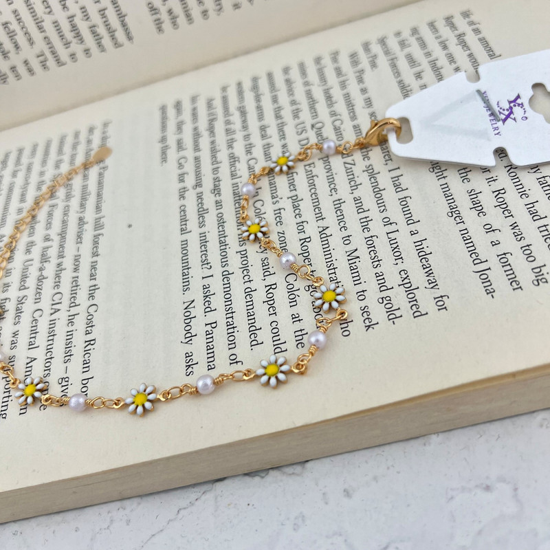 پابند زنانه وای اس ایکس مدل گل کد A4511 پابند زنانه وای اس ایکس مدل گل کد A4511