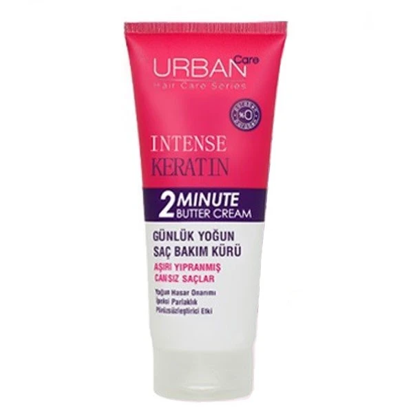 ماسک مو اربن کر مدل intense keratin-2minute حجم 200 میلی لیتر