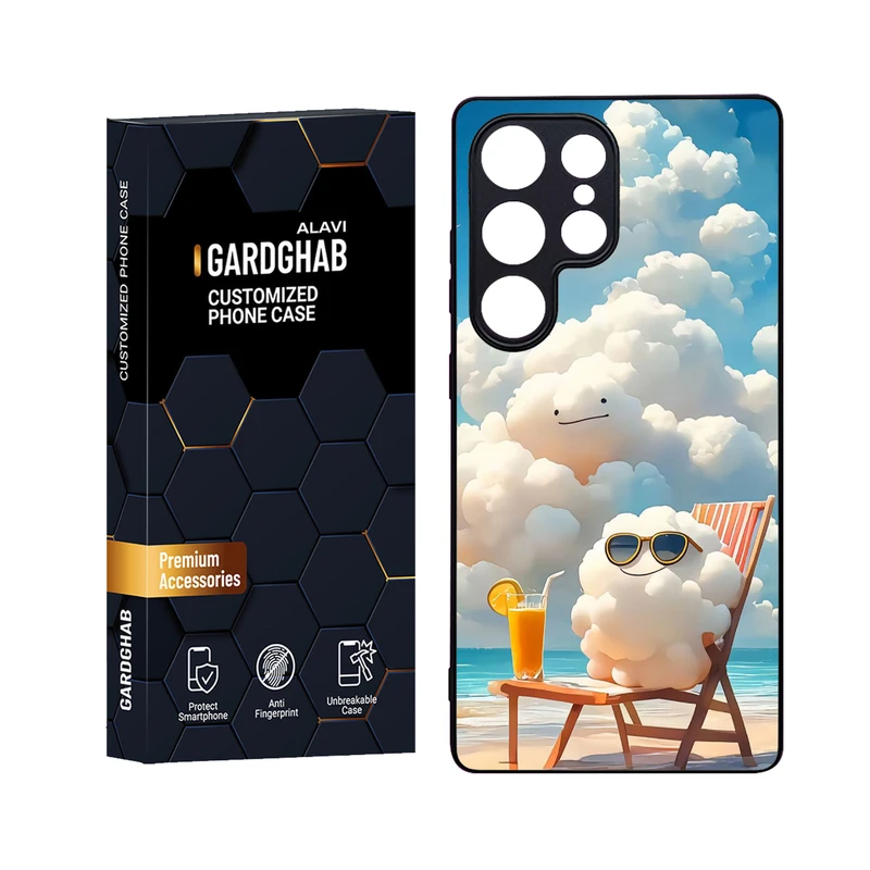 کاور گارد قاب علوی مدل Glass مناسب برای گوشی موبایل سامسونگ  Galaxy S25 Ultra