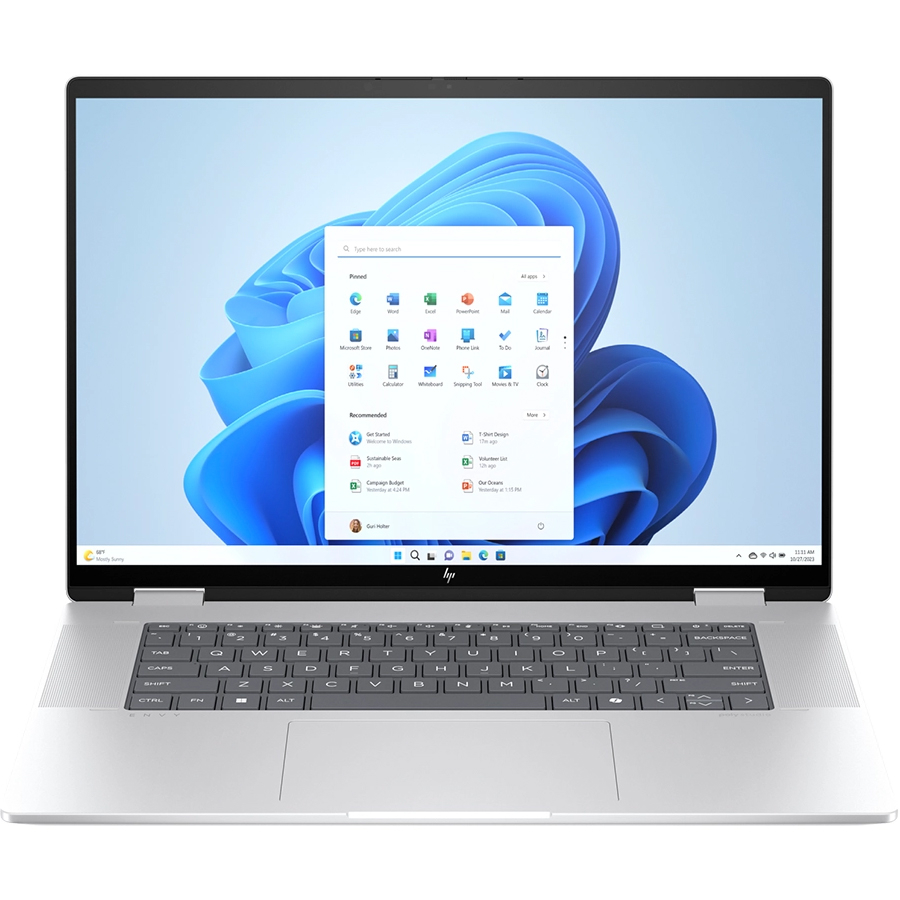 لپ تاپ 16 اینچی اچ‌ پی مدل HP ENVY X360 2-in1 16-ac0023dX-Core Ultra 7 155U-16GB LPDDR5-1SSD-FHD-W