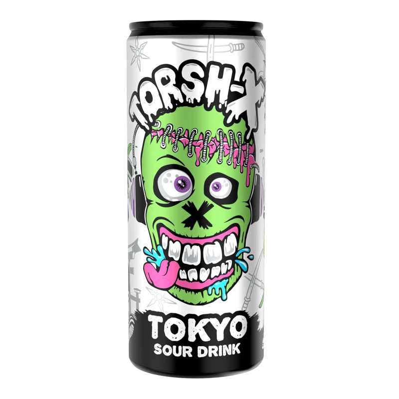  نوشابه گازدار چند میوه ترش ایکس - 250 میلی‌لیتر