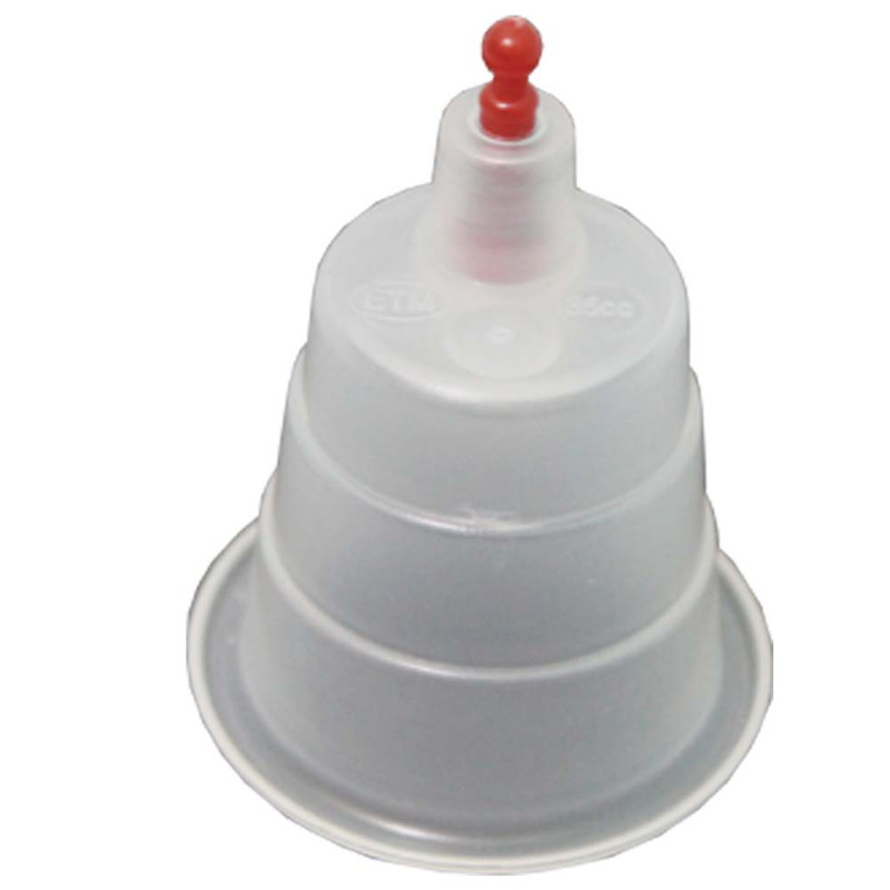 لیوان بادکش ای تی ام مدل 35cc بسته 12 عددی