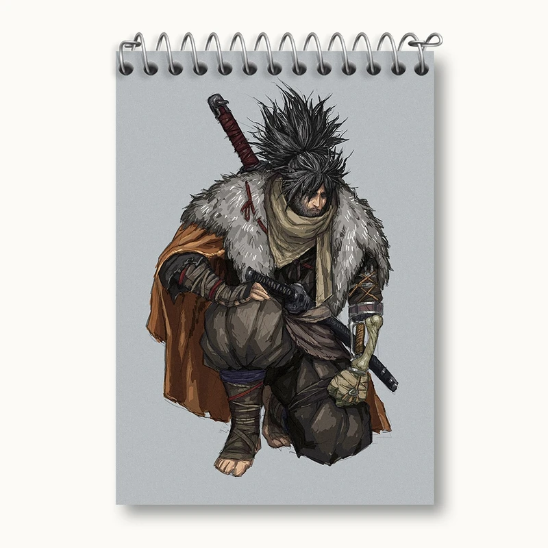 دفتر یادداشت 50 برگ خندالو مدل بازی سکیرو (sekiro) کد 31695