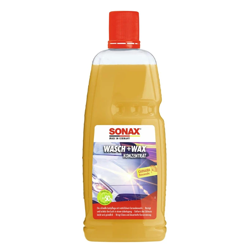 شامپو واکس بدنه خودرو سوناکس مدل فوق حرفه ای براق کننده حجم 1000 میلی‌ لیتر