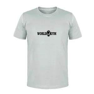 تی شرت آستین کوتاه مردانه مدل GYM کد L41 رنگ طوسی