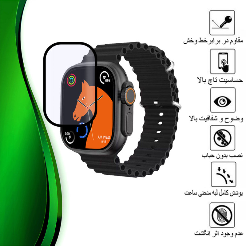 محافظ صفحه نمایش تراستکتور مدل PMMAWT مناسب برای ساعت هوشمند T1000 Ultra 49mm