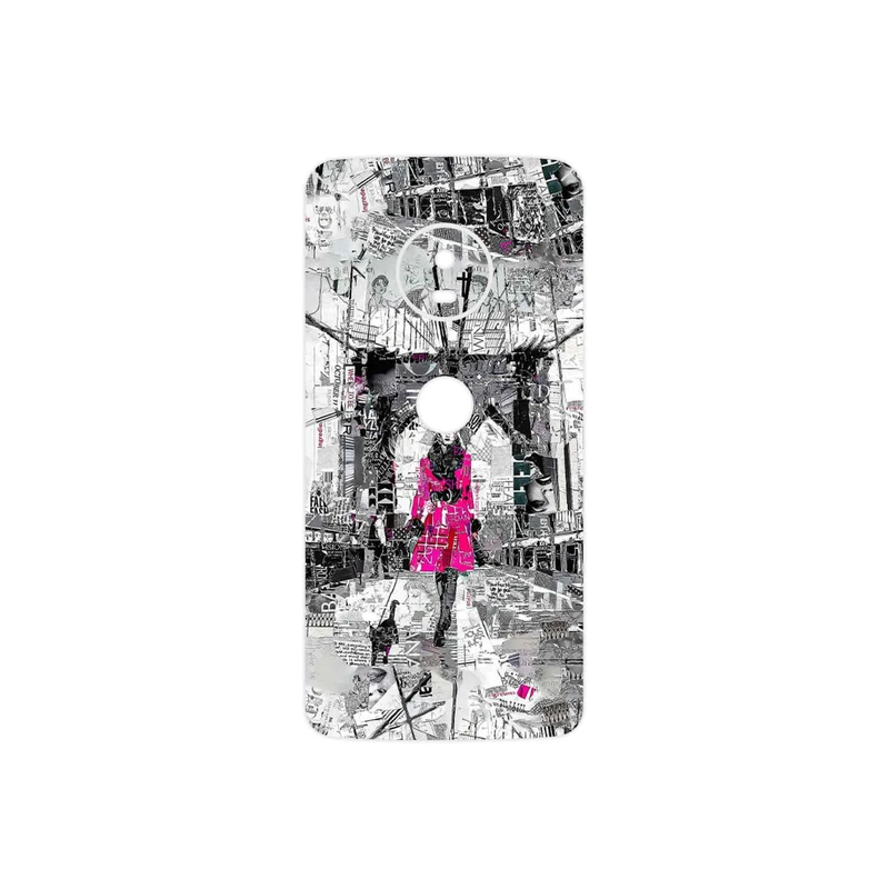 برچسب پوششی ماهوت مدل Collage of Catwalk Bridge مناسب برای گوشی موبایل موتورولا Moto G5 Plus