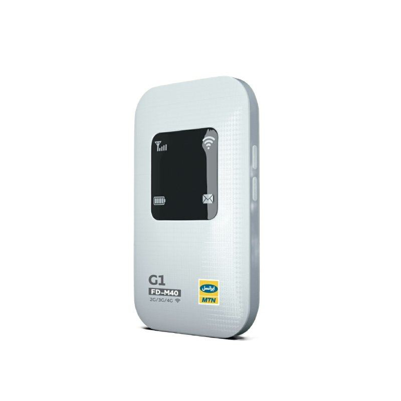 مودم 4G LTE قابل حمل ایرانسل مدل FD-M40 G1 به همراه سیم کارت 4g و 60 گیگابایت اینترنت سه ماهه