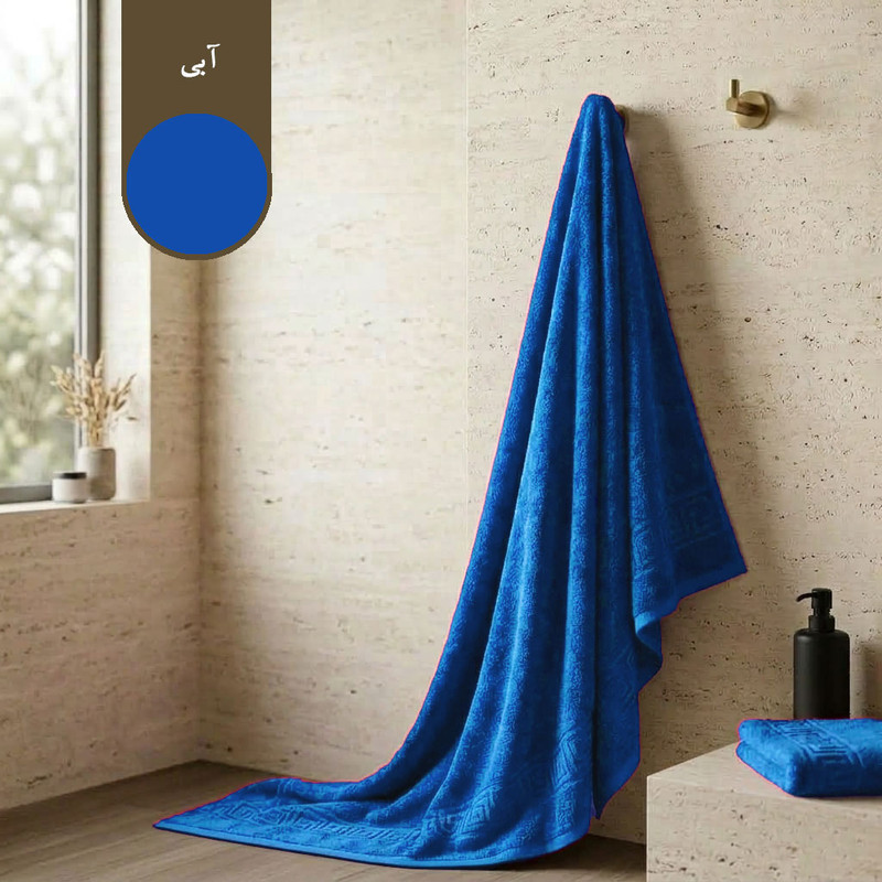 حوله استخری حوله هنر مدل 001 سایز 140x68 سانتی متر
