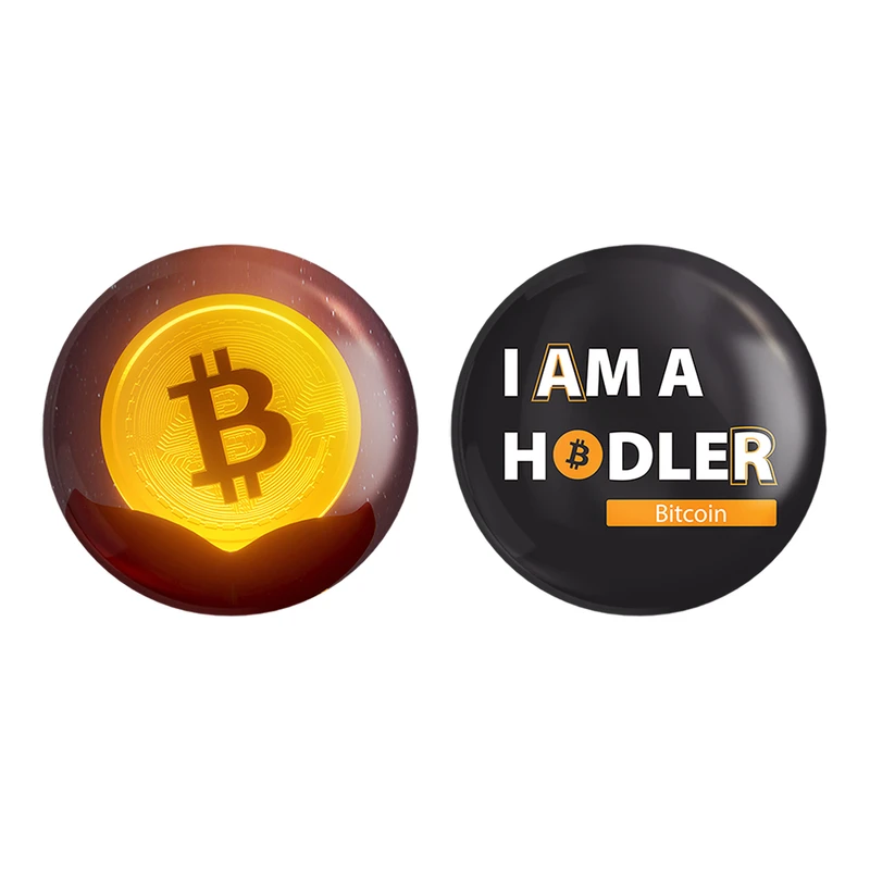 مگنت خندالو طرح ارز دیجیتال بیت کوین Bitcoin کد 1089710891 مجموعه 2 عددی