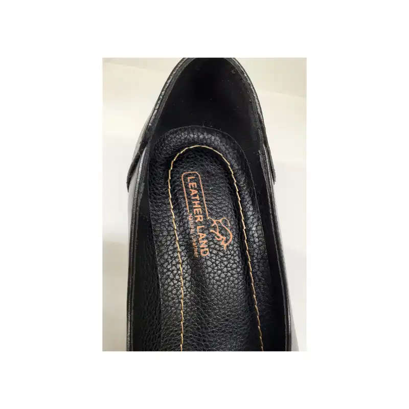 کفش زنانه سرزمین چرم کد 1484 رنگ مشکی