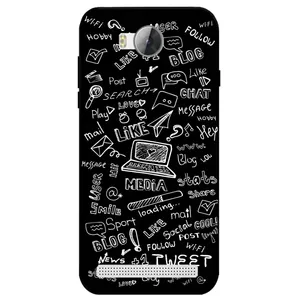Megafone Social Media 1898 Cover For Huawei Y3 2 / Y3 2016