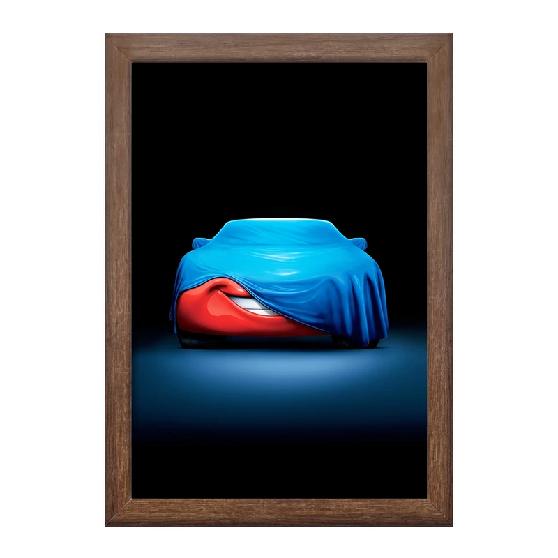 تابلو خندالو طرح مک‌کوئین (Lightning McQueen) کد F6814