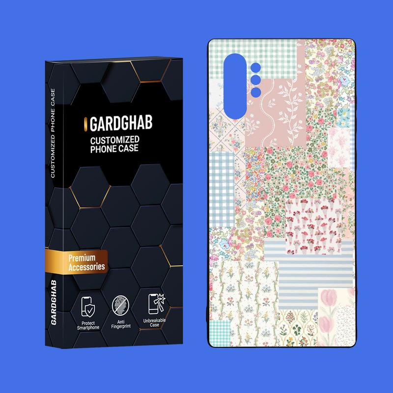 کاور گارد قاب مدل دورژله ای پشت گلس دخترانه مناسب برای گوشی موبایل سامسونگ Galaxy Note 10 Plus