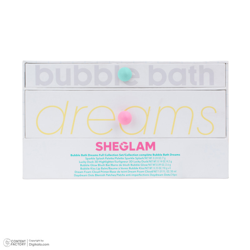 مجموعه آرایشی شیگلم مدل Bubble Bath بسته 10 عددی