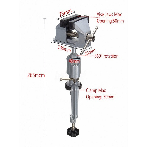 گیره بغل میزی مدل AT-6075 گیره بغل میزی مدل AT-6075