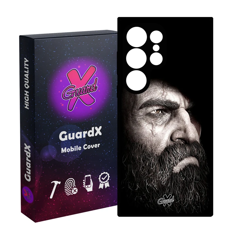 کاور گارد ایکس طرح God of War مدل 10100 مناسب برای گوشی موبایل سامسونگ Galaxy S25 Ultra