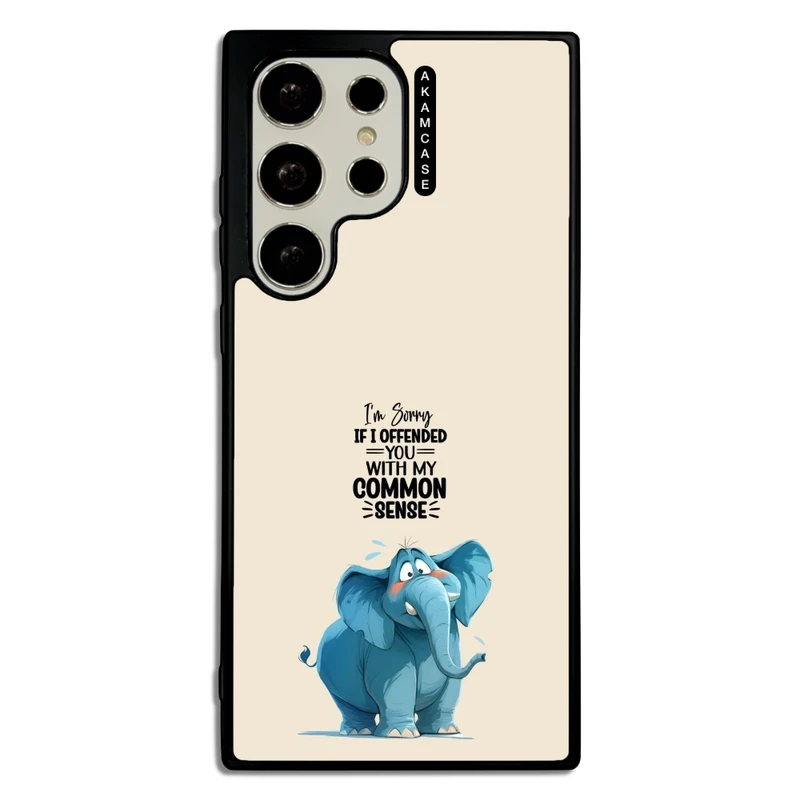 کاور آکام مدل AMC-WSGS23U-ANIMALS QOUTES-9 مناسب برای گوشی موبایل سامسونگ Galaxy S23 Ultra