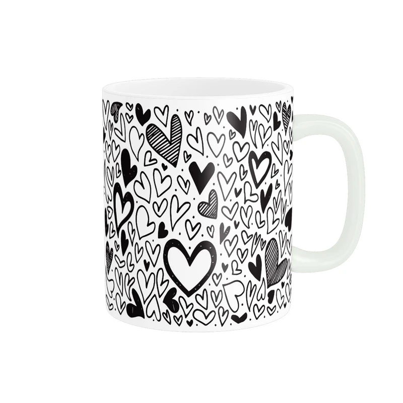 ماگ پادآفرین مدل عشق طرح قلب LOVE کد p6312