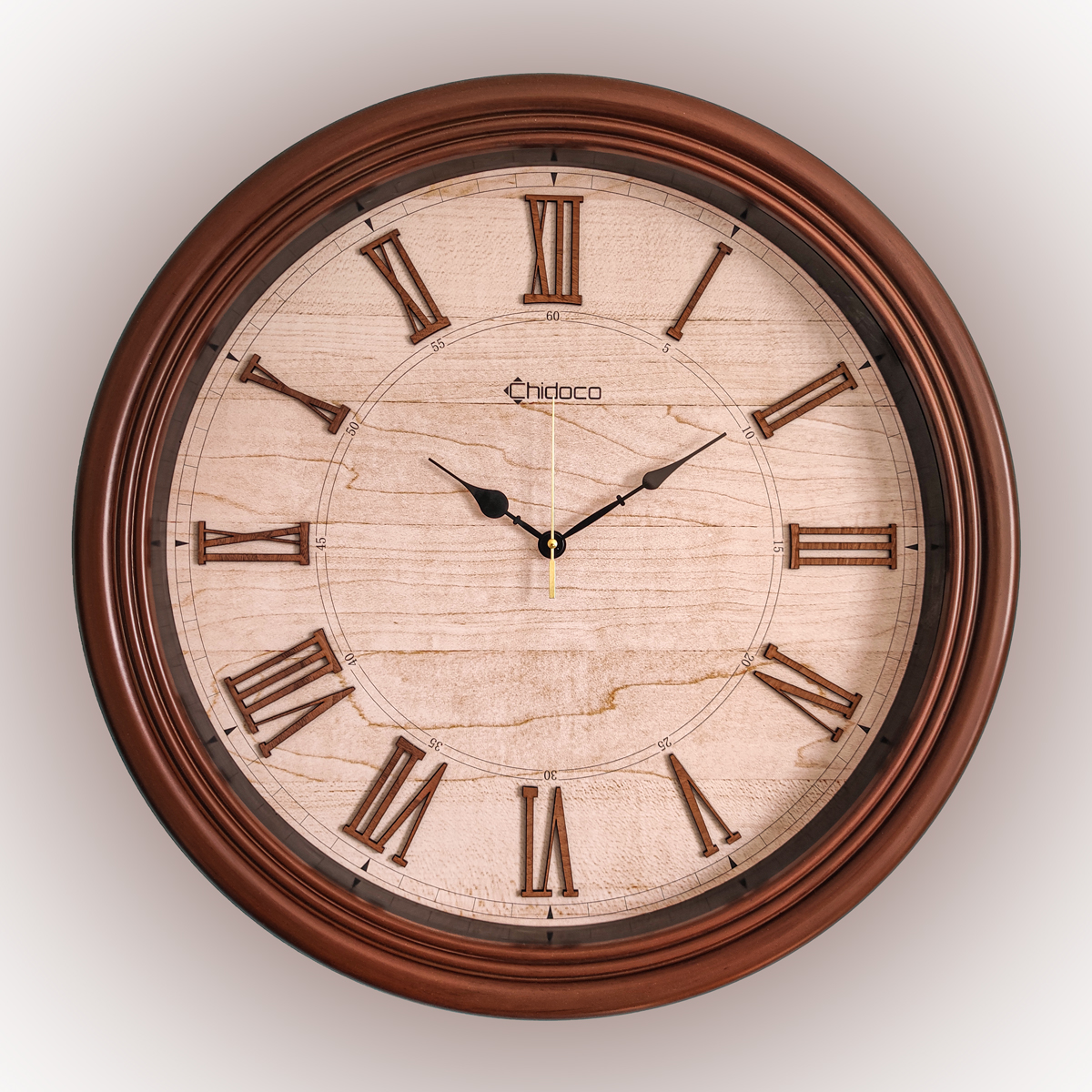 ساعت دیواری مدل چیدوکو طرح چوب کد C017